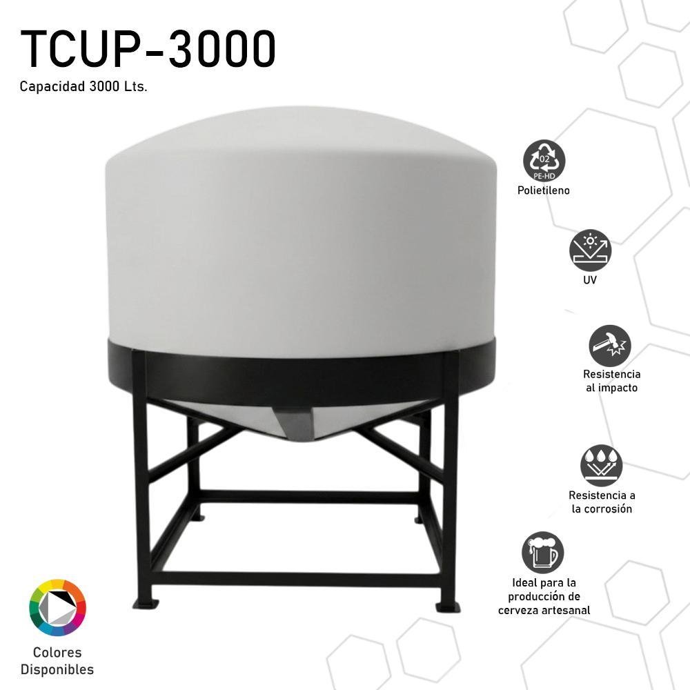Fermentador cervecero TCUP-3000