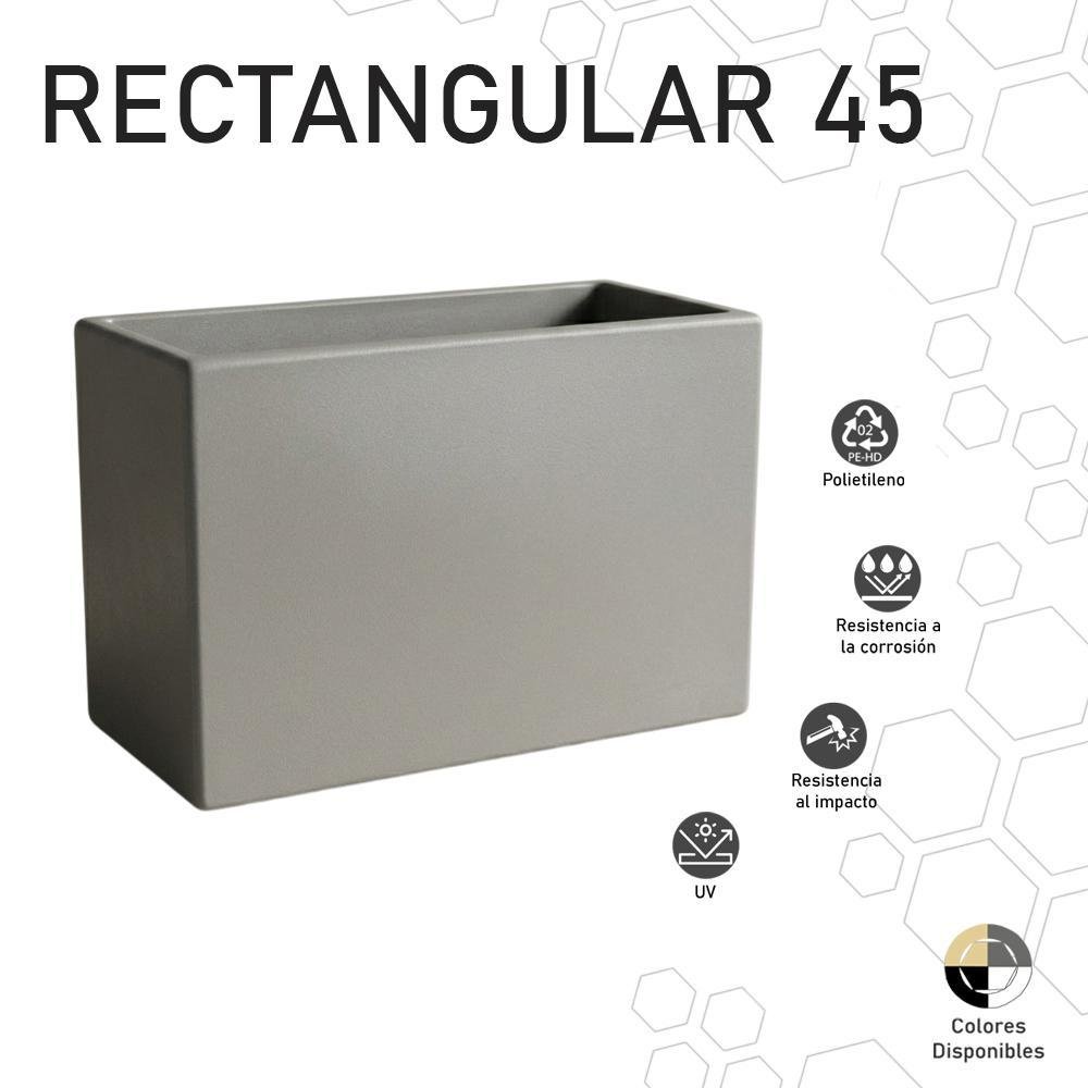 Maceta Rectangular 45 Universal Plastic